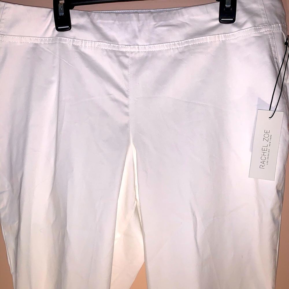 Rachel Zoe White Ankle Pants 14W